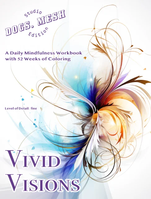 Cover of Vivid Visions, Dogs in Meshdesign, Studio, Dogs in Meshdesign version, Studio edition
