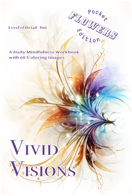 Cover of Vivid Visions, Flower, Pocket, Flowers version, Pocket edition