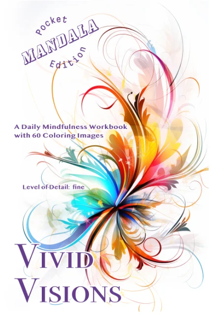 Cover of Vivid Visions, Mandala, Pocket, Mandalas version, Pocket edition