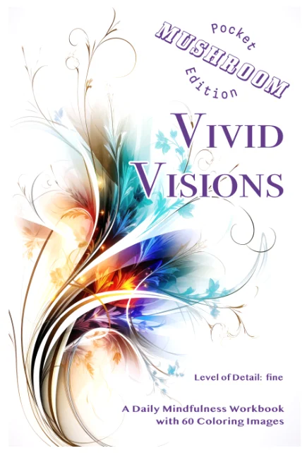 Cover of Vivid Visions, Mushroom, Pocket, Mushrooms version, Pocket edition