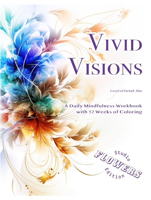 Cover of Vivid Visions, Flower, Studio, Flowers version, Studio edition