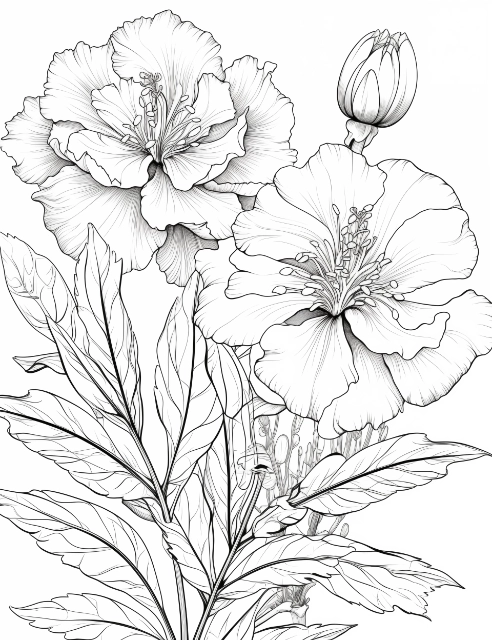 Example page of 1 VIVID VISIONS, Flowers
