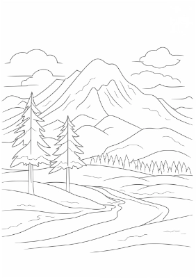 Example page of 3 VIVID VISIONS, Landscapes