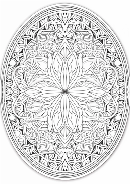 Example page of 2 VIVID VISIONS, Mandalas