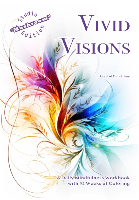 Cover of Vivid Visions, Mushroom, Studio, Mushrooms version, Studio edition